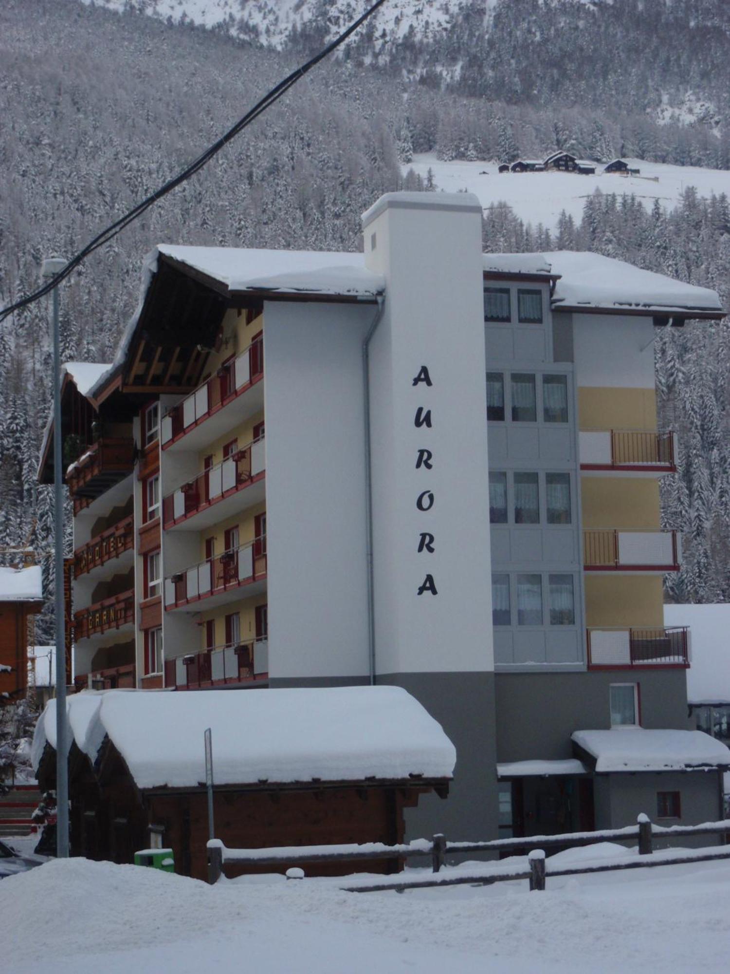 Ferienwohnung Haus Aurora Saas-Grund Exterior foto